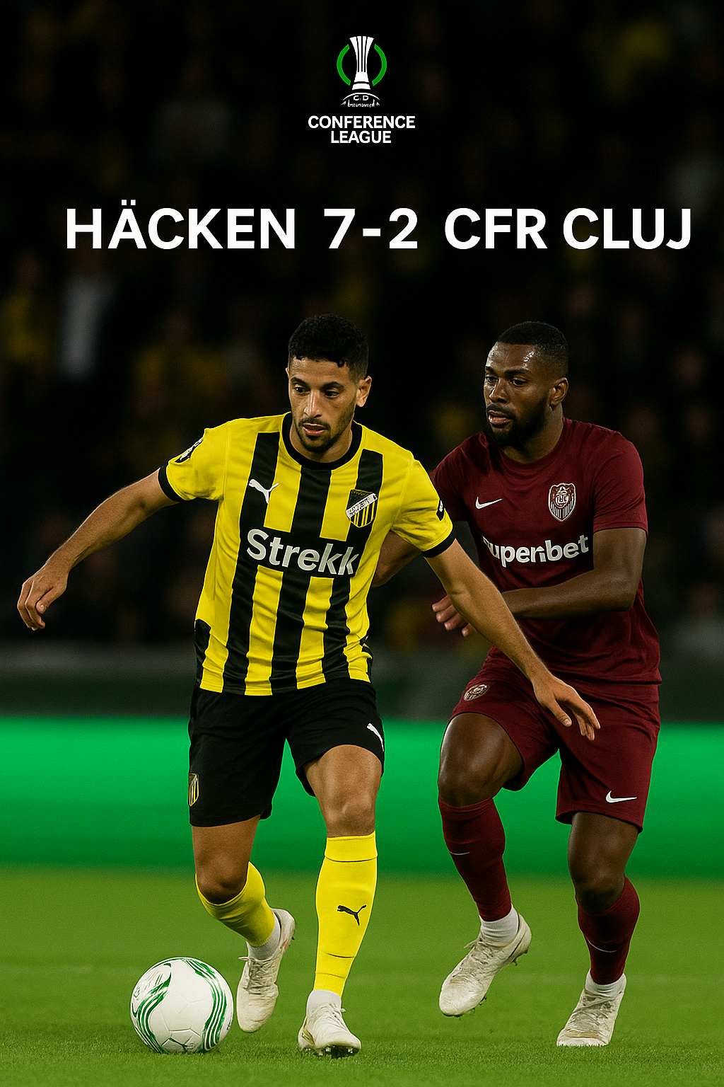 Häcken CFR Cluj’u 7-2 Məğlub Edərək Böyük Qələbə Qazandı
