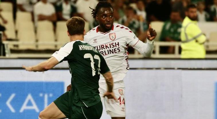 Samsunspor, Yunanistan'da üstünlüyünü qoruya bilmədi!